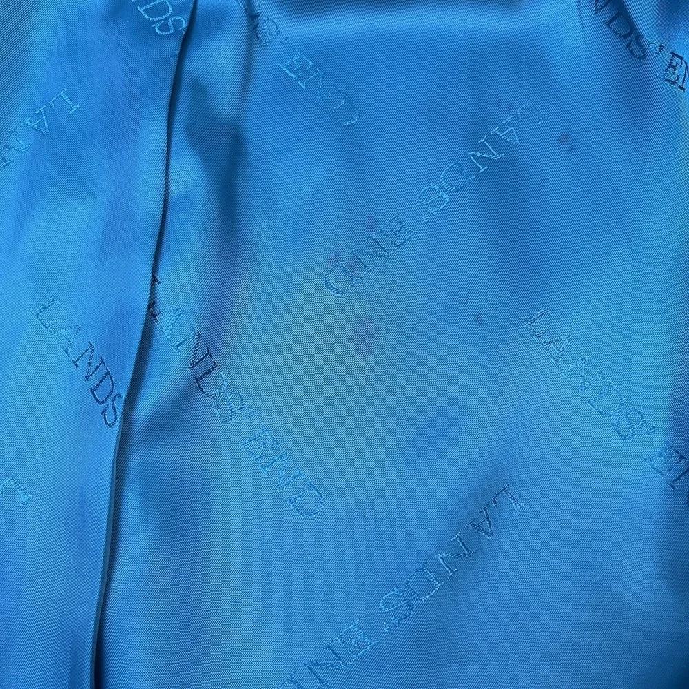 Lands' End Wool Blend Pea Coat Turquoise Women's‎ Size 14P